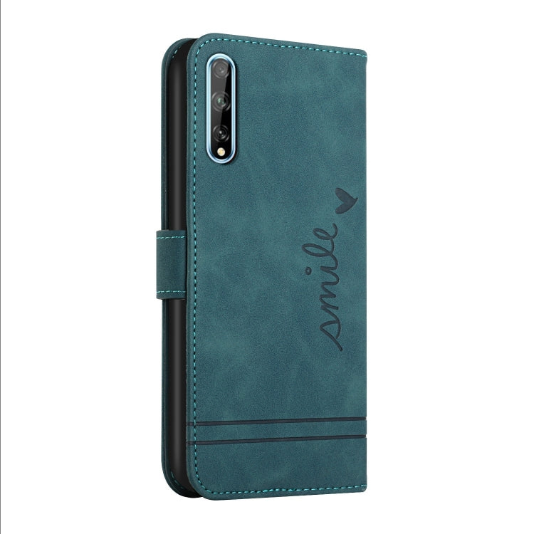For Huawei Y8p Retro Skin Feel Horizontal Flip Soft TPU + PU Leather Case with Holder & Card Slots & Photo Frame