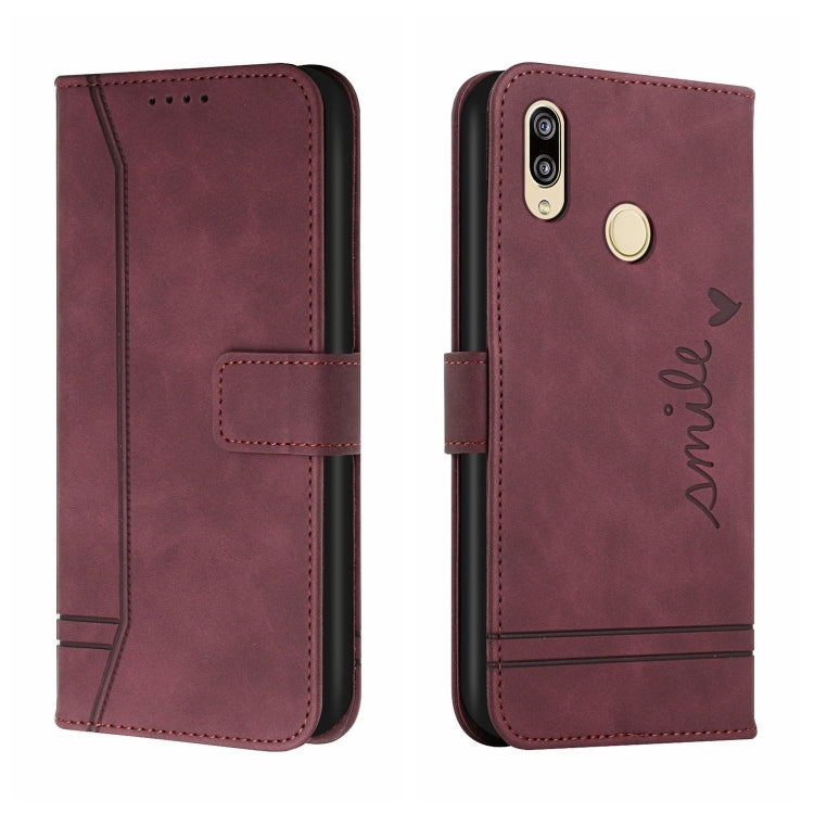 For Huawei Y9 2019 Retro Skin Feel Horizontal Flip Soft TPU + PU Leather Case with Holder & Card Slots & Photo Frame