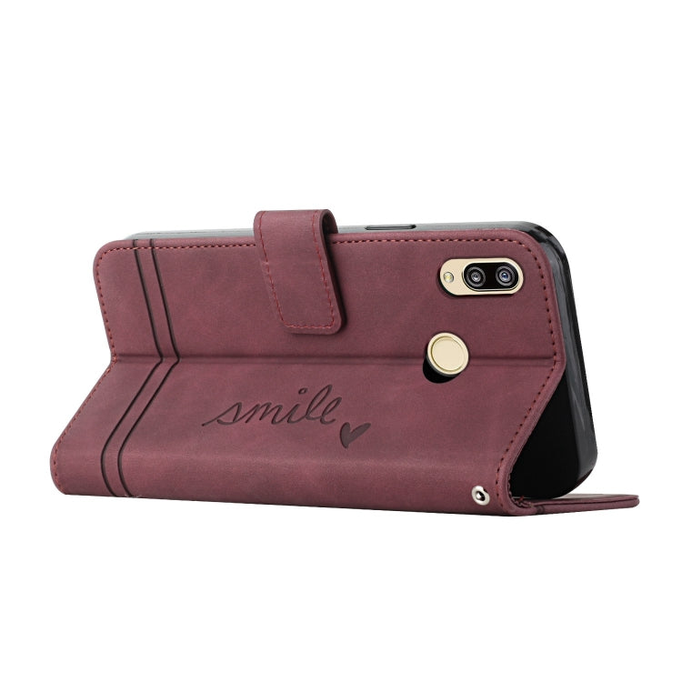 For Huawei Y9 2019 Retro Skin Feel Horizontal Flip Soft TPU + PU Leather Case with Holder & Card Slots & Photo Frame