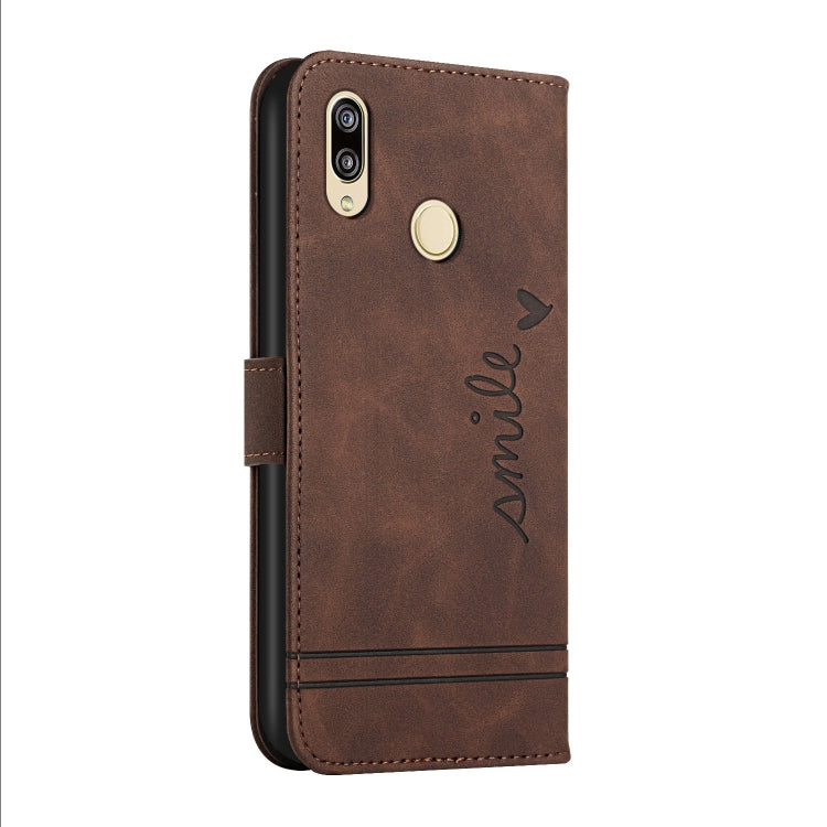 For Huawei Y9 2019 Retro Skin Feel Horizontal Flip Soft TPU + PU Leather Case with Holder & Card Slots & Photo Frame
