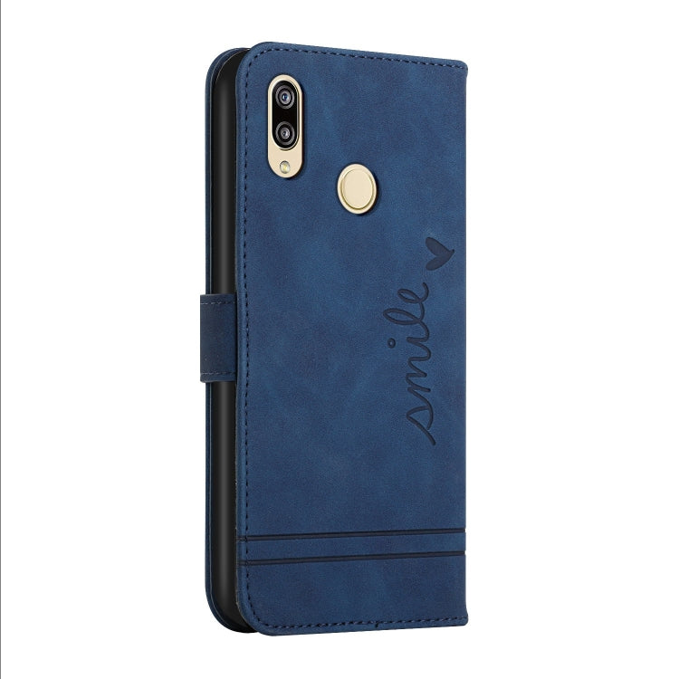 For Huawei Y9 2019 Retro Skin Feel Horizontal Flip Soft TPU + PU Leather Case with Holder & Card Slots & Photo Frame