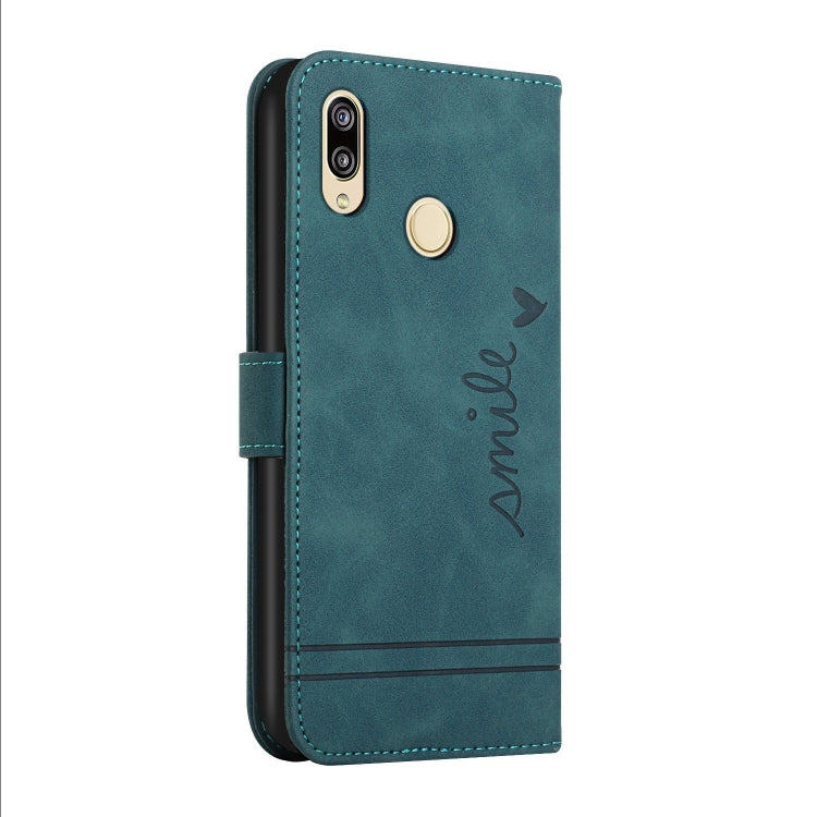 For Huawei Y9 2019 Retro Skin Feel Horizontal Flip Soft TPU + PU Leather Case with Holder & Card Slots & Photo Frame