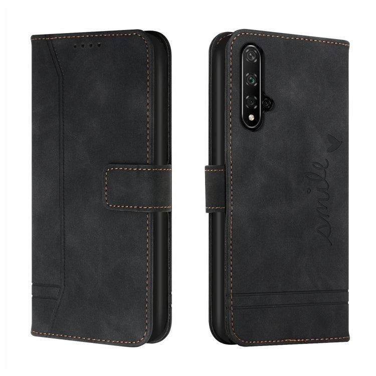 For Honor 20 Retro Skin Feel Horizontal Flip Soft TPU + PU Leather Case with Holder & Card Slots & Photo Frame