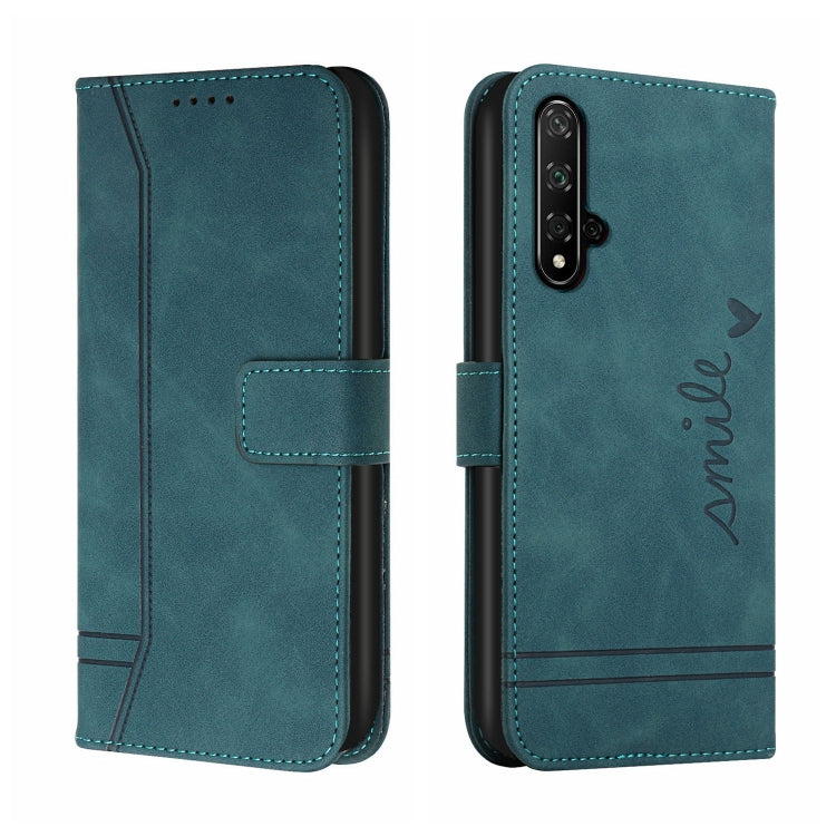 For Honor 20 Retro Skin Feel Horizontal Flip Soft TPU + PU Leather Case with Holder & Card Slots & Photo Frame
