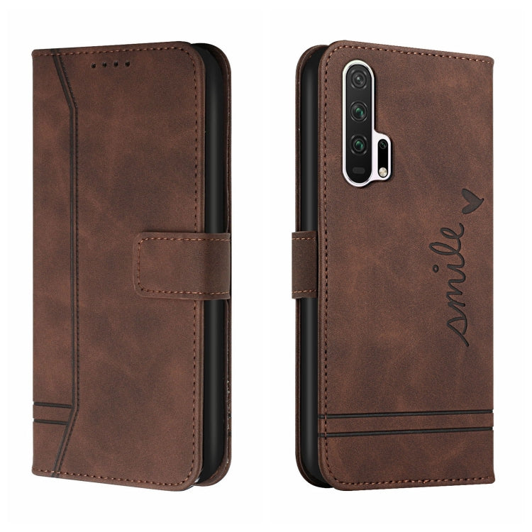 For Honor 20 Pro Retro Skin Feel Horizontal Flip Soft TPU + PU Leather Case with Holder & Card Slots & Photo Frame