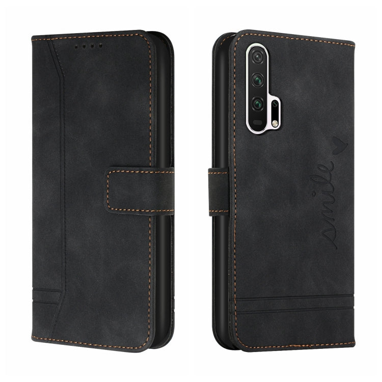 For Honor 20 Pro Retro Skin Feel Horizontal Flip Soft TPU + PU Leather Case with Holder & Card Slots & Photo Frame
