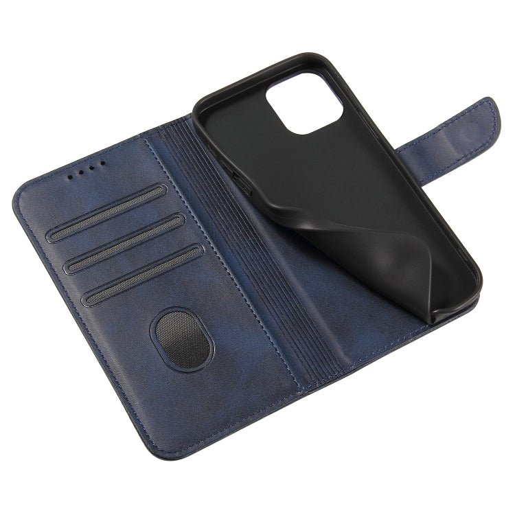 For iPhone 12 Pro Max Calf Texture Buckle Horizontal Flip Leather Case with Holder & Card Slots & Wallet