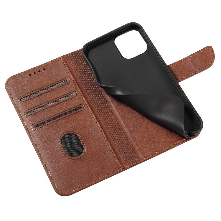 For iPhone 12 Pro Max Calf Texture Buckle Horizontal Flip Leather Case with Holder & Card Slots & Wallet