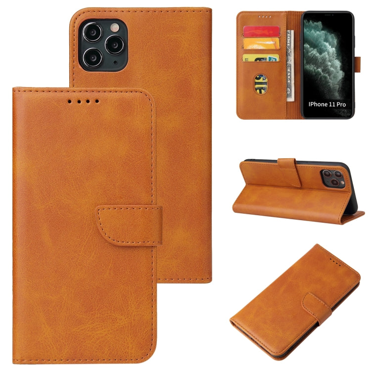 Calf Texture Buckle Horizontal Flip Leather Case with Holder & Card Slots & Wallet For iPhone 11 Pro Max