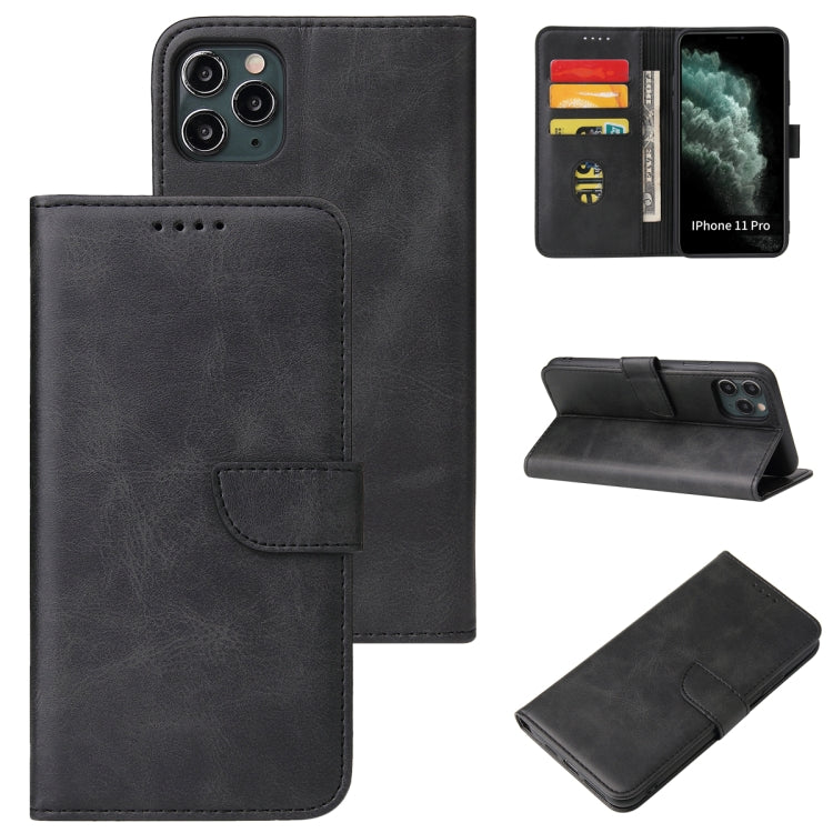 Calf Texture Buckle Horizontal Flip Leather Case with Holder & Card Slots & Wallet For iPhone 11 Pro Max