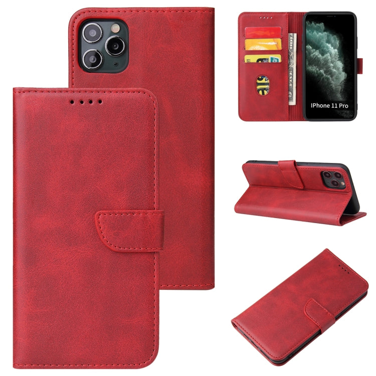 Calf Texture Buckle Horizontal Flip Leather Case with Holder & Card Slots & Wallet For iPhone 11 Pro Max