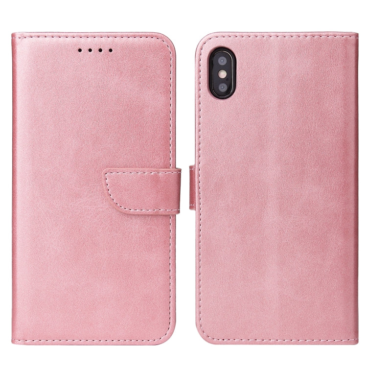 For iPhone XS Max Calf Texture Buckle Horizontal Flip Leather Case with Holder & Card Slots & Wallet
