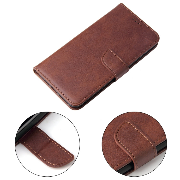 For iPhone XS Max Calf Texture Buckle Horizontal Flip Leather Case with Holder & Card Slots & Wallet