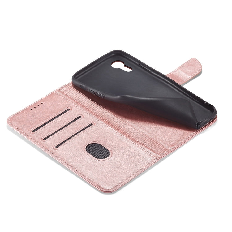 For iPhone XR Calf Texture Buckle Horizontal Flip Leather Case with Holder & Card Slots & Wallet