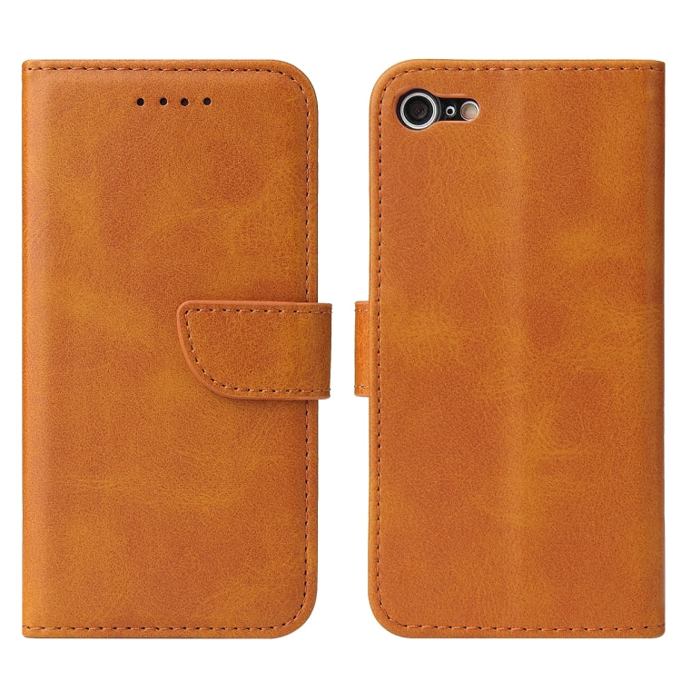 For iPhone SE 2022 / SE 2020 / 8 / 7 Calf Texture Buckle Horizontal Flip Leather Case with Holder & Card Slots & Wallet