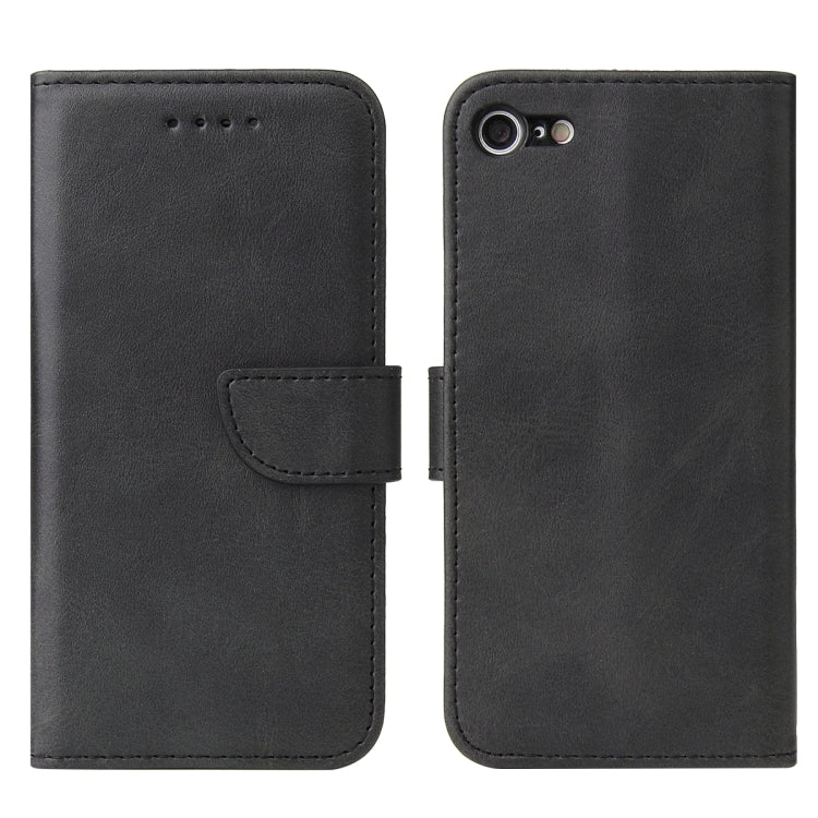 For iPhone SE 2022 / SE 2020 / 8 / 7 Calf Texture Buckle Horizontal Flip Leather Case with Holder & Card Slots & Wallet