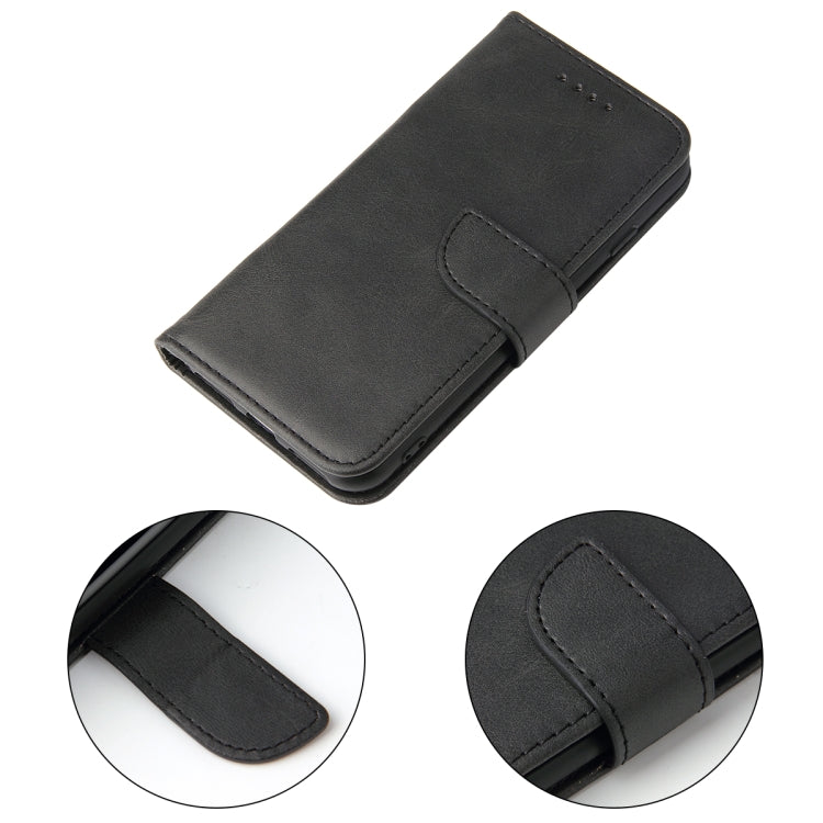 For iPhone SE 2022 / SE 2020 / 8 / 7 Calf Texture Buckle Horizontal Flip Leather Case with Holder & Card Slots & Wallet