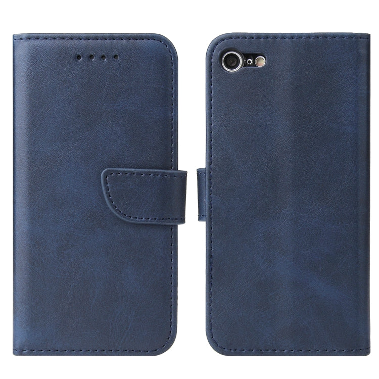 For iPhone SE 2022 / SE 2020 / 8 / 7 Calf Texture Buckle Horizontal Flip Leather Case with Holder & Card Slots & Wallet