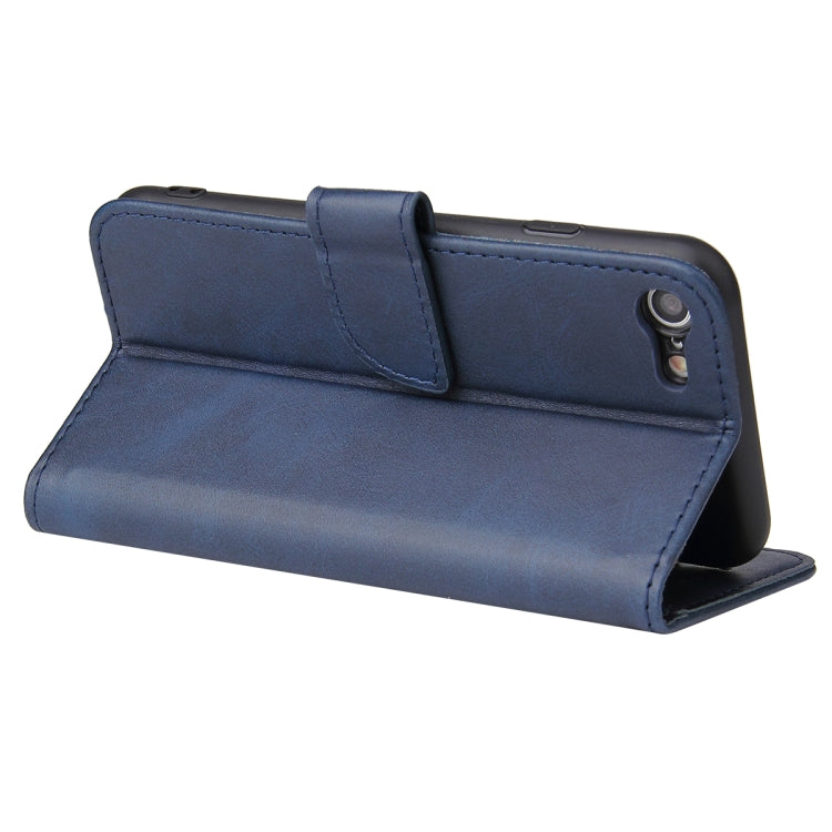 For iPhone SE 2022 / SE 2020 / 8 / 7 Calf Texture Buckle Horizontal Flip Leather Case with Holder & Card Slots & Wallet