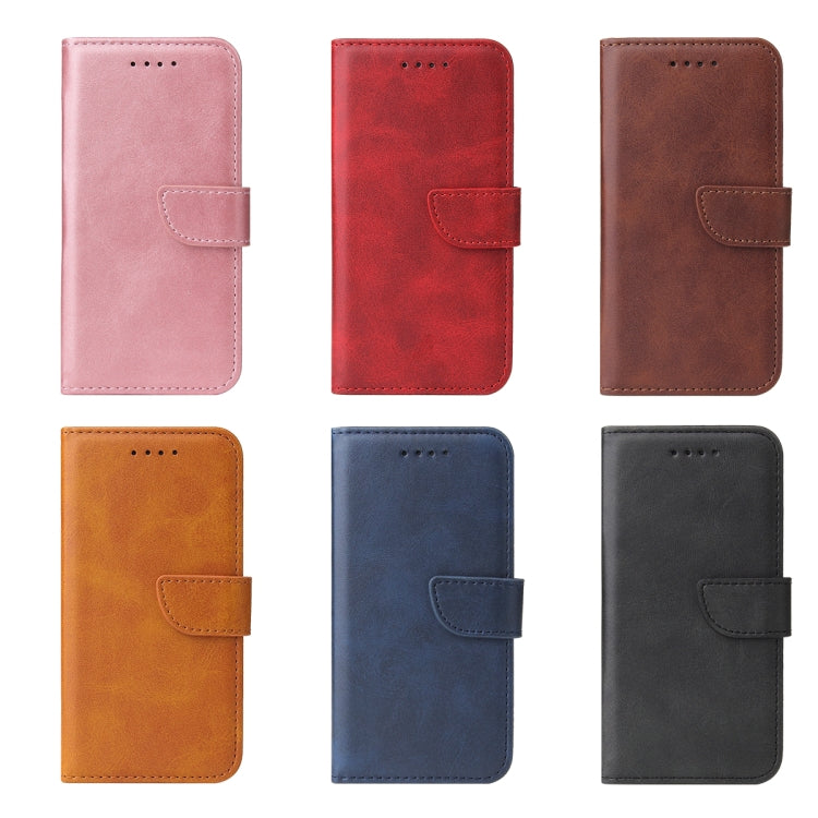 For iPhone SE 2022 / SE 2020 / 8 / 7 Calf Texture Buckle Horizontal Flip Leather Case with Holder & Card Slots & Wallet