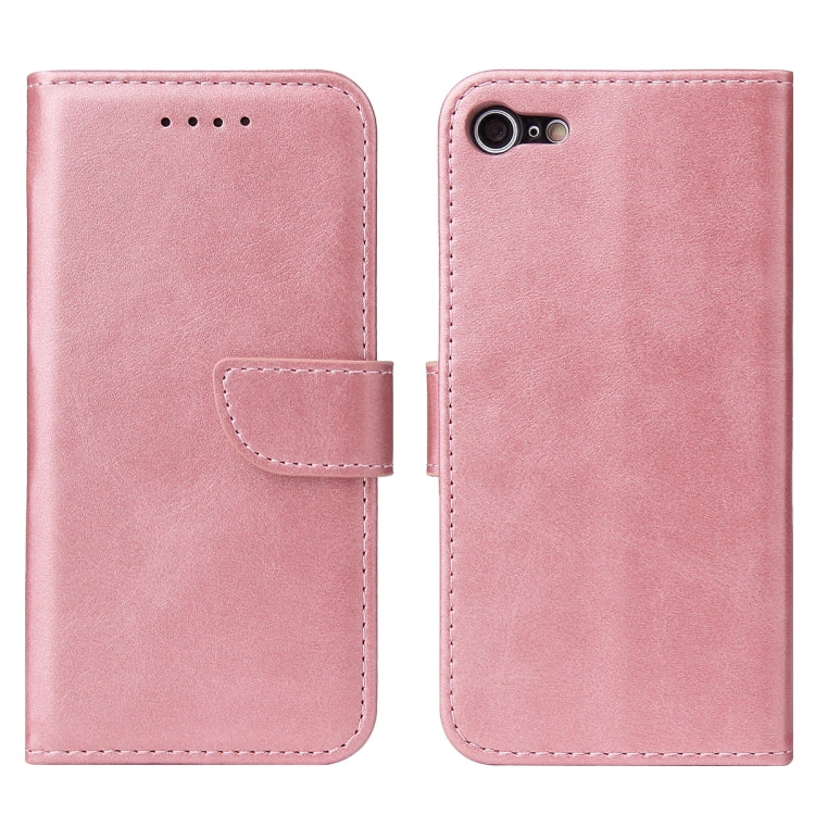 For iPhone SE 2022 / SE 2020 / 8 / 7 Calf Texture Buckle Horizontal Flip Leather Case with Holder & Card Slots & Wallet