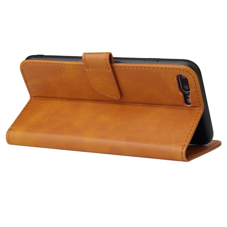 Calf Texture Buckle Horizontal Flip Leather Case with Holder & Card Slots & Wallet For iPhone 8 Plus & 7 Plus