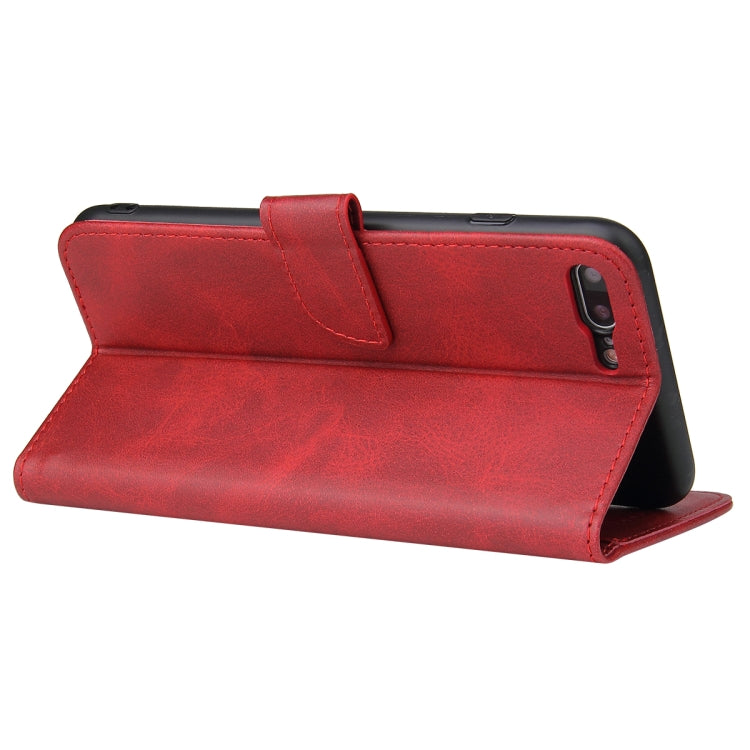 Calf Texture Buckle Horizontal Flip Leather Case with Holder & Card Slots & Wallet For iPhone 8 Plus & 7 Plus