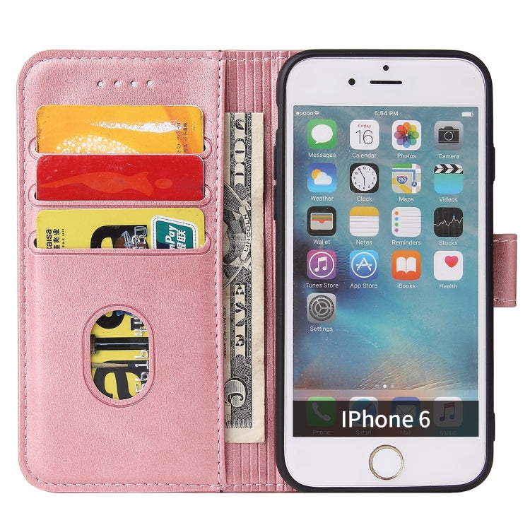 Calf Texture Buckle Horizontal Flip Leather Case with Holder & Card Slots & Wallet For iPhone 6 Plus & 6s Plus