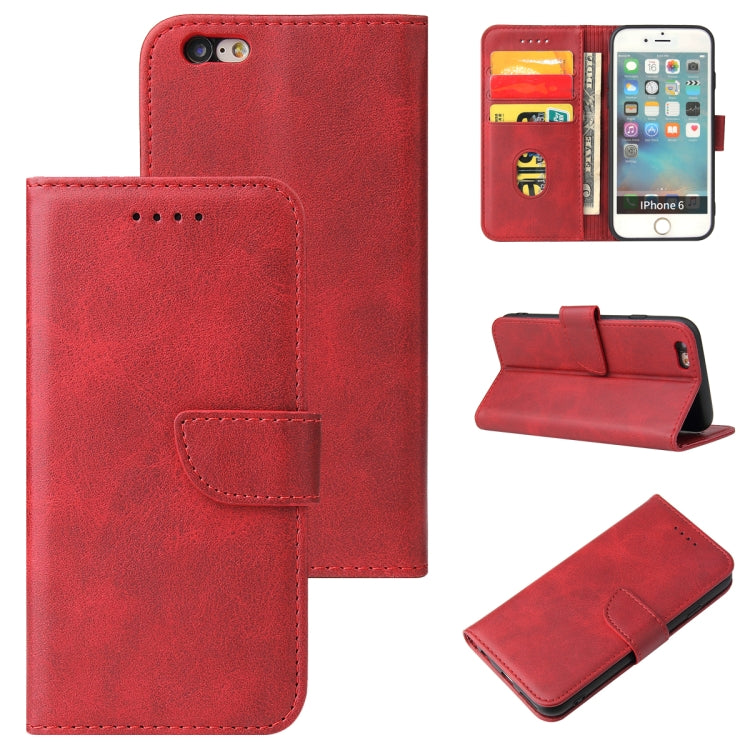 Calf Texture Buckle Horizontal Flip Leather Case with Holder & Card Slots & Wallet For iPhone 6 Plus & 6s Plus