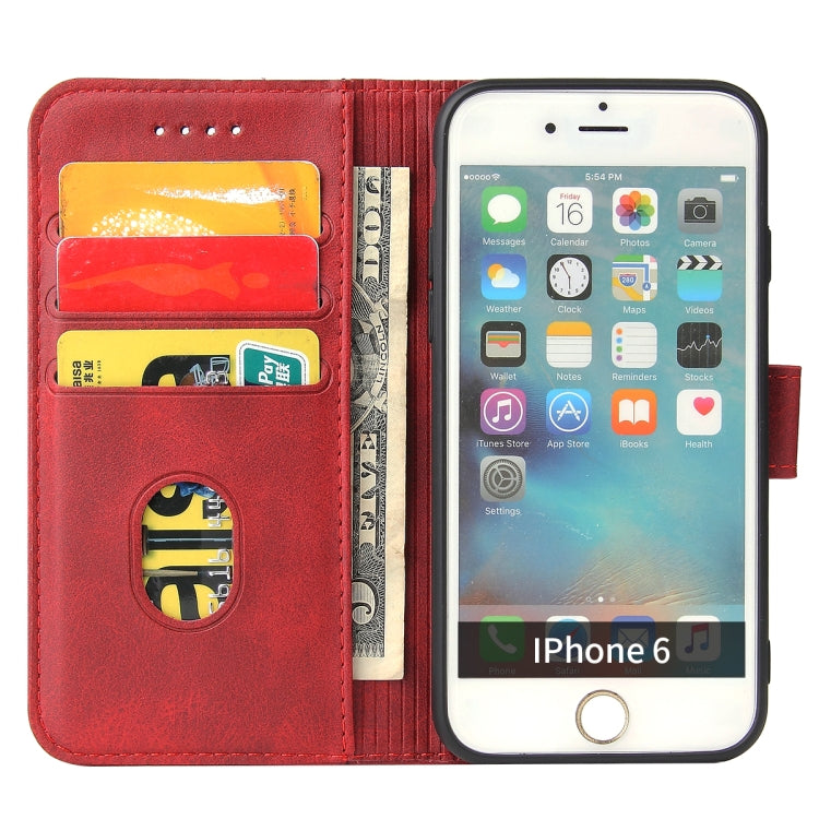 Calf Texture Buckle Horizontal Flip Leather Case with Holder & Card Slots & Wallet For iPhone 6 Plus & 6s Plus