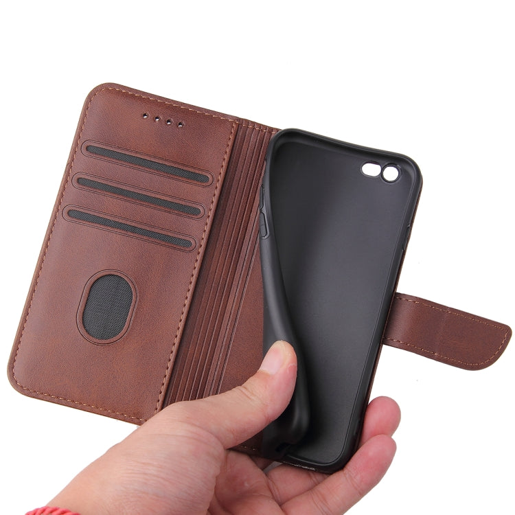 Calf Texture Buckle Horizontal Flip Leather Case with Holder & Card Slots & Wallet For iPhone 6 Plus & 6s Plus