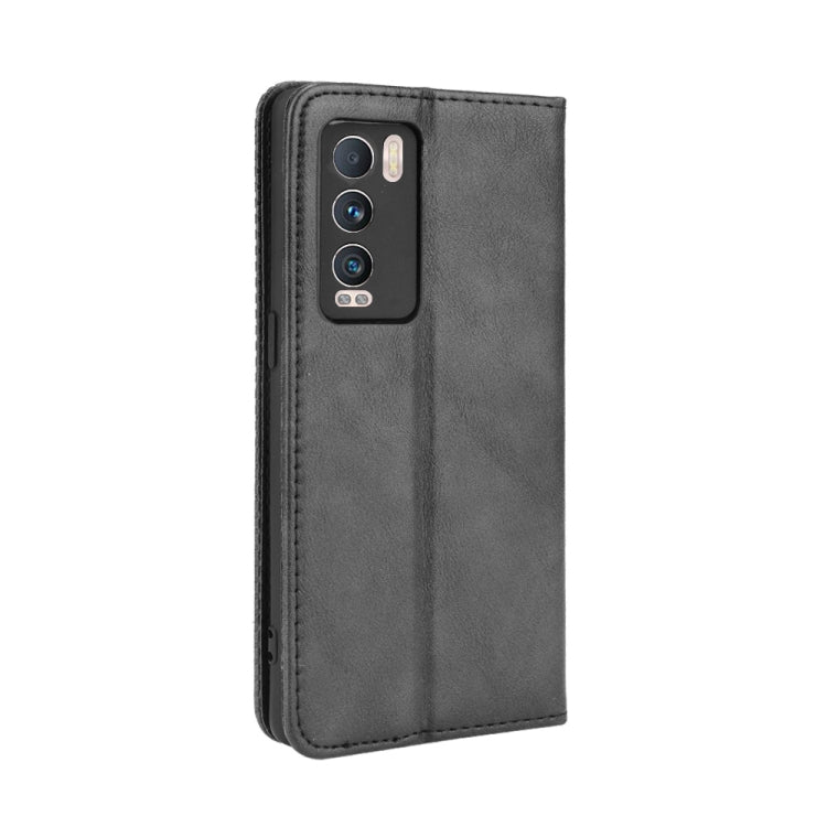 For OPPO Realme GT Explorer Master Magnetic Buckle Retro Pattern Horizontal Flip Leather Case with Holder & Card Slot & Wallet