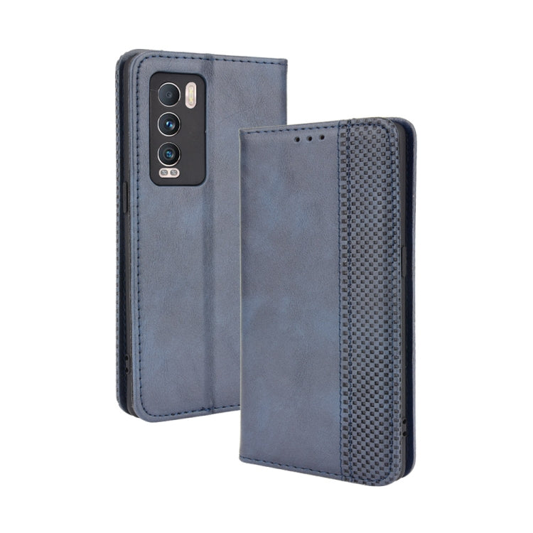 For OPPO Realme GT Explorer Master Magnetic Buckle Retro Pattern Horizontal Flip Leather Case with Holder & Card Slot & Wallet