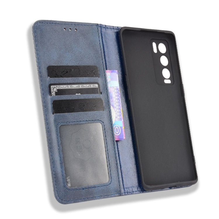 For OPPO Realme GT Explorer Master Magnetic Buckle Retro Pattern Horizontal Flip Leather Case with Holder & Card Slot & Wallet