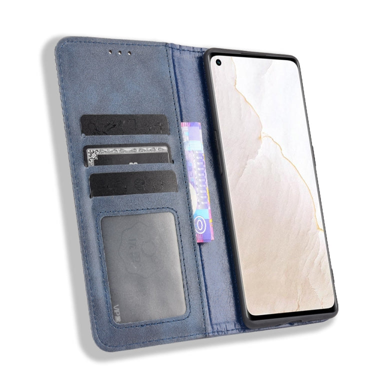 For OPPO Realme GT Explorer Master Magnetic Buckle Retro Pattern Horizontal Flip Leather Case with Holder & Card Slot & Wallet