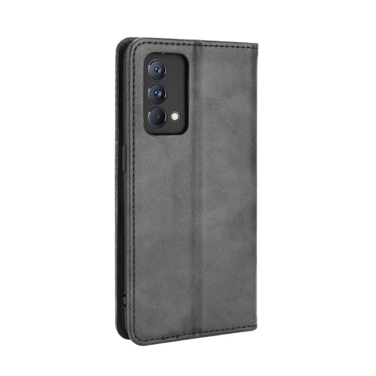For OPPO Realme GT Master Magnetic Buckle Retro Pattern Horizontal Flip Leather Case with Holder & Card Slot & Wallet