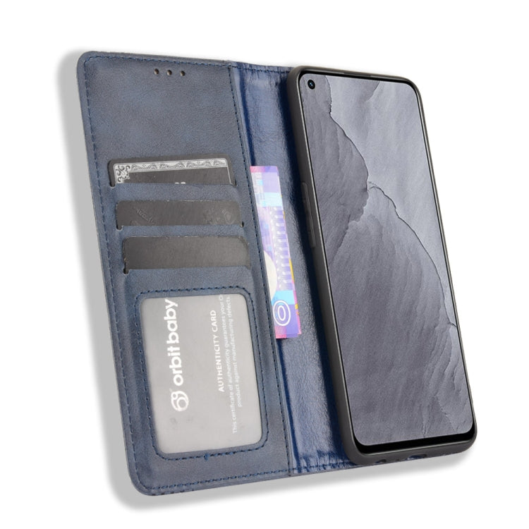 For OPPO Realme GT Master Magnetic Buckle Retro Pattern Horizontal Flip Leather Case with Holder & Card Slot & Wallet
