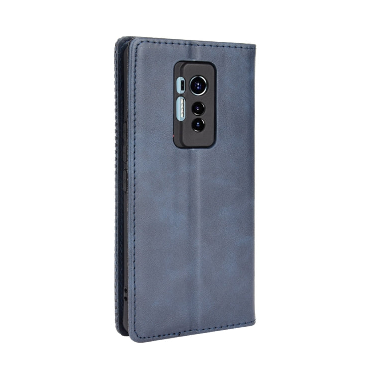 For Tecno Phantom X Magnetic Buckle Retro Pattern Horizontal Flip Leather Case with Holder & Card Slot & Wallet