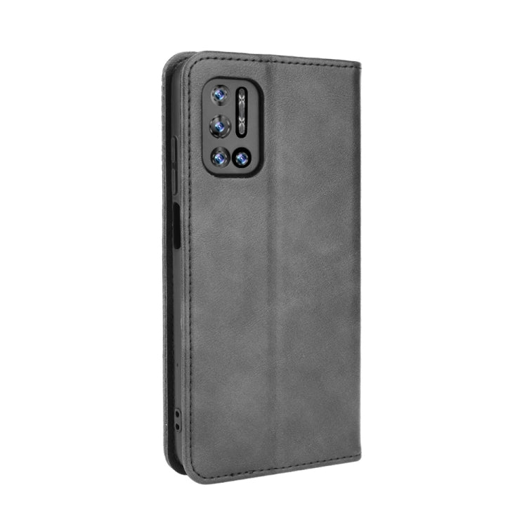For Doogee N40 Pro Magnetic Buckle Retro Pattern Horizontal Flip Leather Case with Holder & Card Slot & Wallet