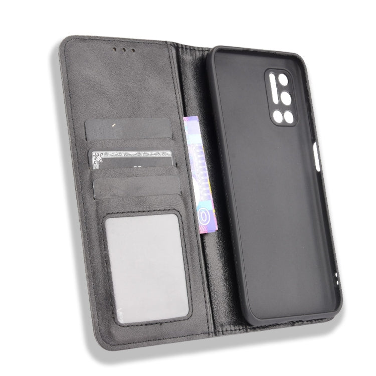 For Doogee N40 Pro Magnetic Buckle Retro Pattern Horizontal Flip Leather Case with Holder & Card Slot & Wallet