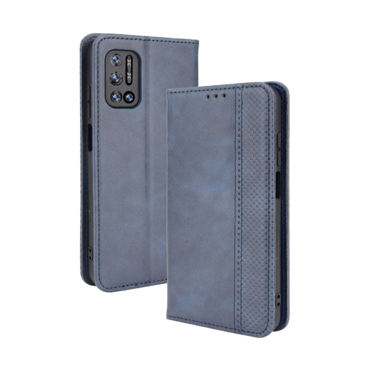 For Doogee N40 Pro Magnetic Buckle Retro Pattern Horizontal Flip Leather Case with Holder & Card Slot & Wallet