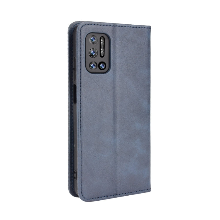 For Doogee N40 Pro Magnetic Buckle Retro Pattern Horizontal Flip Leather Case with Holder & Card Slot & Wallet