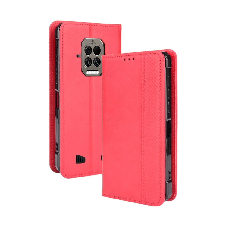 For Doogee S86 / S86 Pro Magnetic Buckle Retro Pattern Horizontal Flip Leather Case with Holder & Card Slot & Wallet