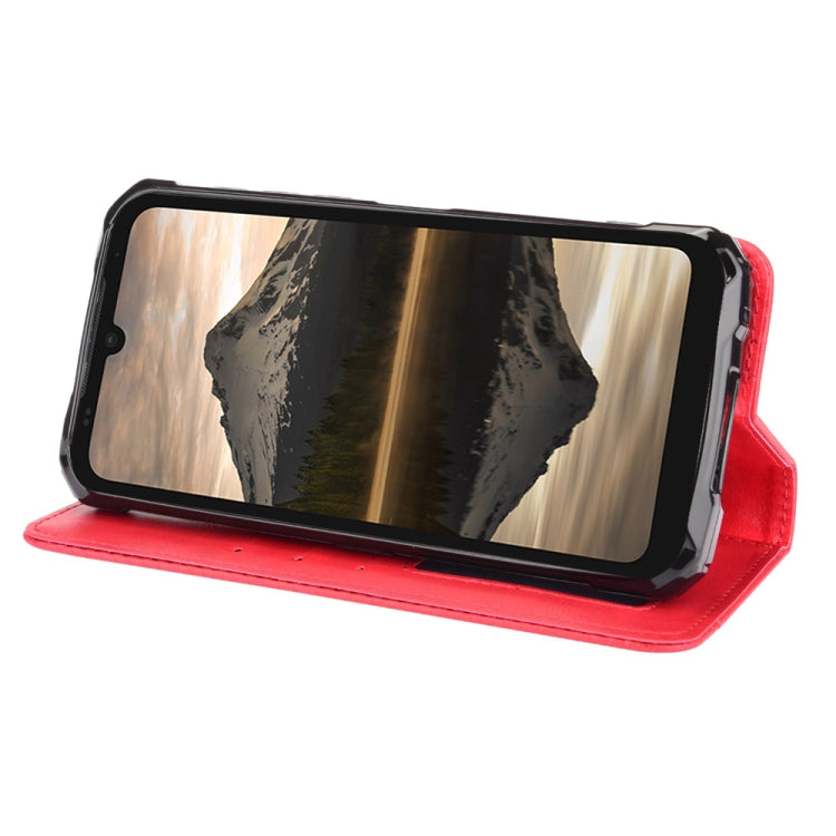 For Doogee S86 / S86 Pro Magnetic Buckle Retro Pattern Horizontal Flip Leather Case with Holder & Card Slot & Wallet