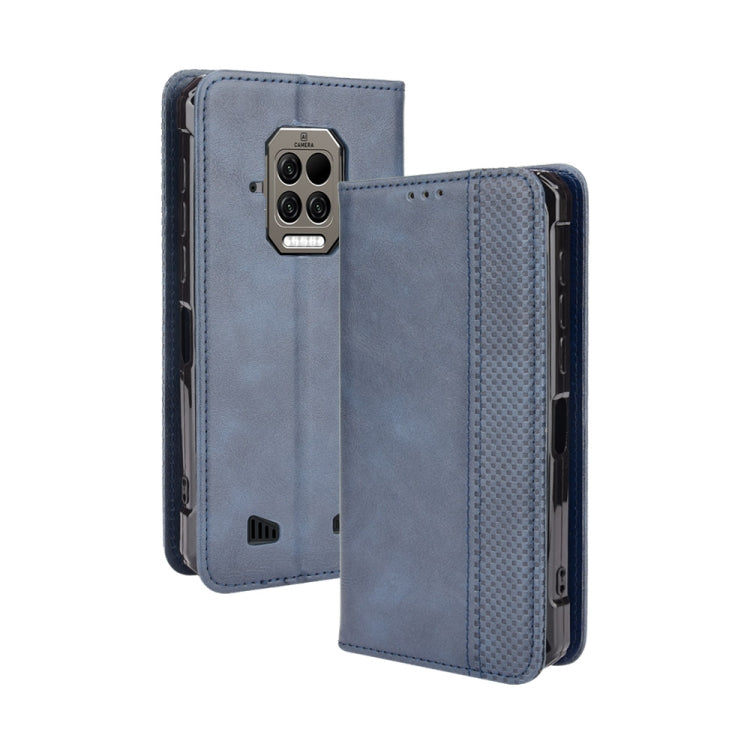 For Doogee S86 / S86 Pro Magnetic Buckle Retro Pattern Horizontal Flip Leather Case with Holder & Card Slot & Wallet