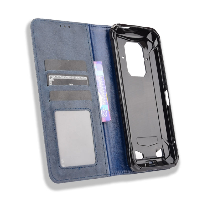 For Doogee S86 / S86 Pro Magnetic Buckle Retro Pattern Horizontal Flip Leather Case with Holder & Card Slot & Wallet
