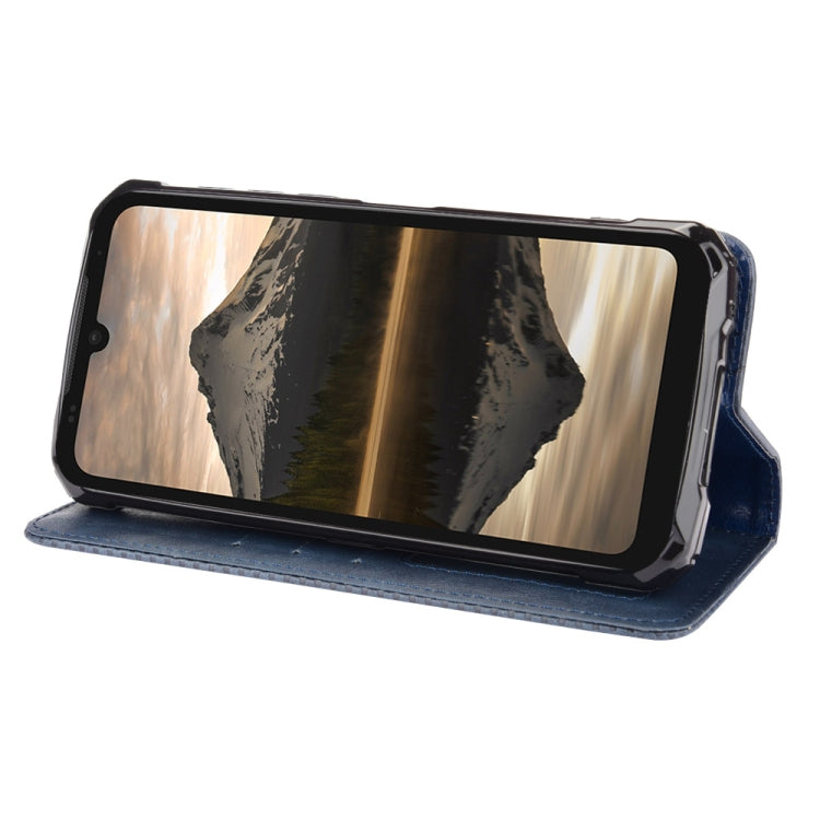 For Doogee S86 / S86 Pro Magnetic Buckle Retro Pattern Horizontal Flip Leather Case with Holder & Card Slot & Wallet