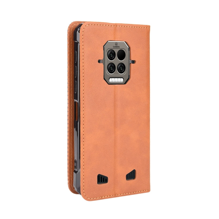For Doogee S86 / S86 Pro Magnetic Buckle Retro Pattern Horizontal Flip Leather Case with Holder & Card Slot & Wallet