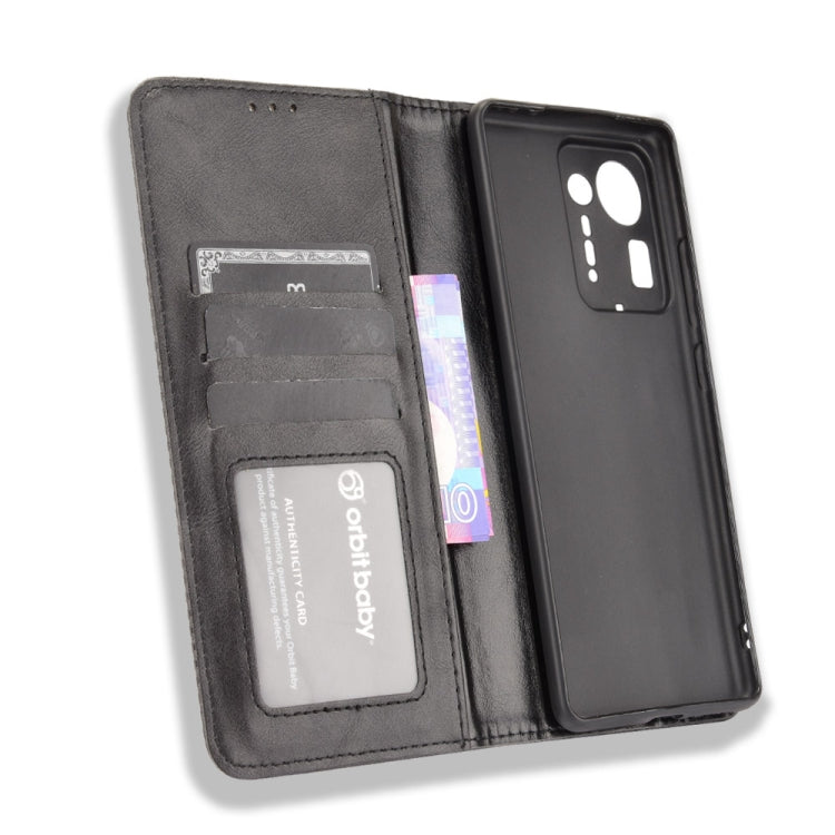 For Xiaomi Mi Mix 4 Magnetic Buckle Retro Pattern Horizontal Flip Leather Case with Holder & Card Slot & Wallet