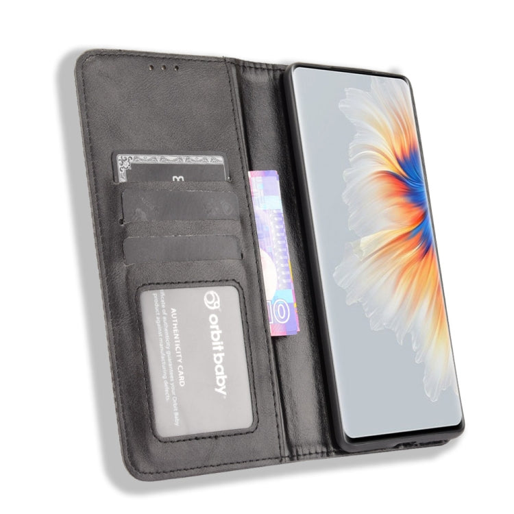 For Xiaomi Mi Mix 4 Magnetic Buckle Retro Pattern Horizontal Flip Leather Case with Holder & Card Slot & Wallet
